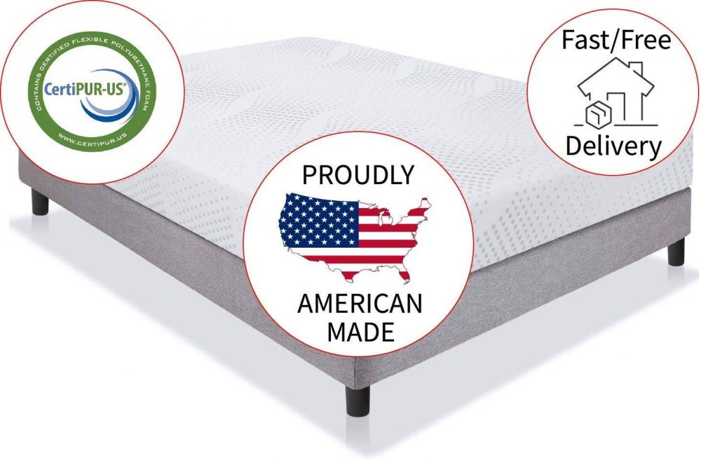 American Mattress Company Graphite Infused Memory Foam