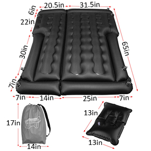 SUV Air Mattress Camping Bed with Pillow
