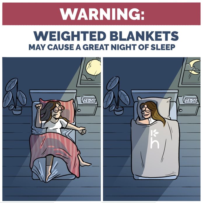 can a weighted blanket improve sleep 3