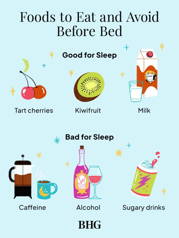 what foods should i avoid before bedtime for better sleep 4