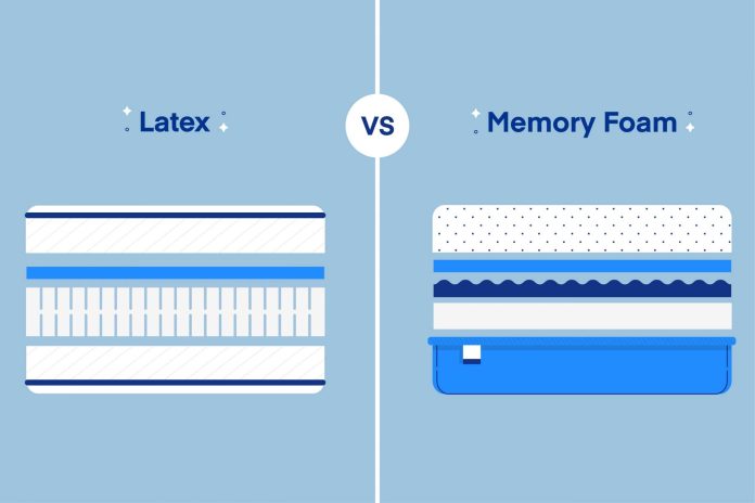 whats the difference between memory foam latex and innerspring mattresses 1