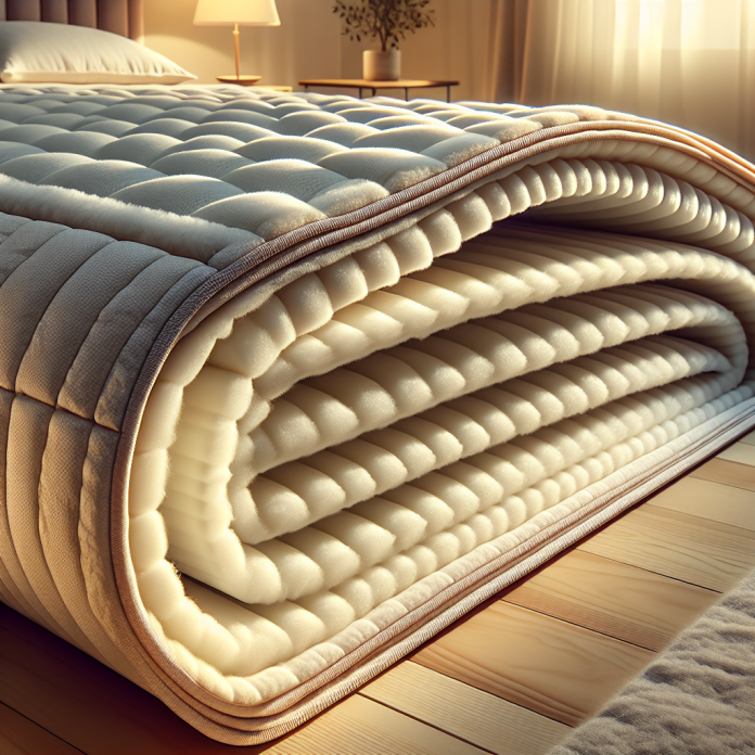 are organic or natural material folding mattresses available