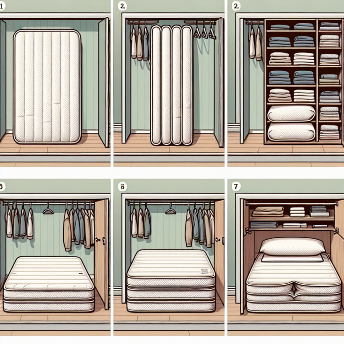 what tips can help you fold and store a folding mattress properly
